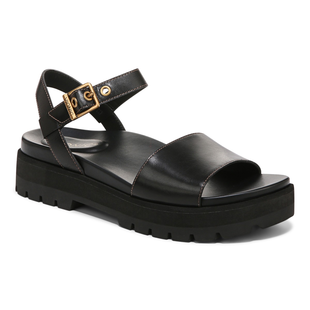 comfortable black sandals women