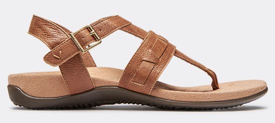 tan walking sandals