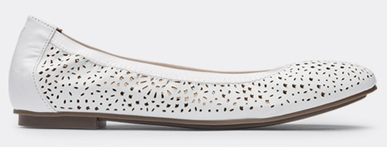 vionic robyn flat white
