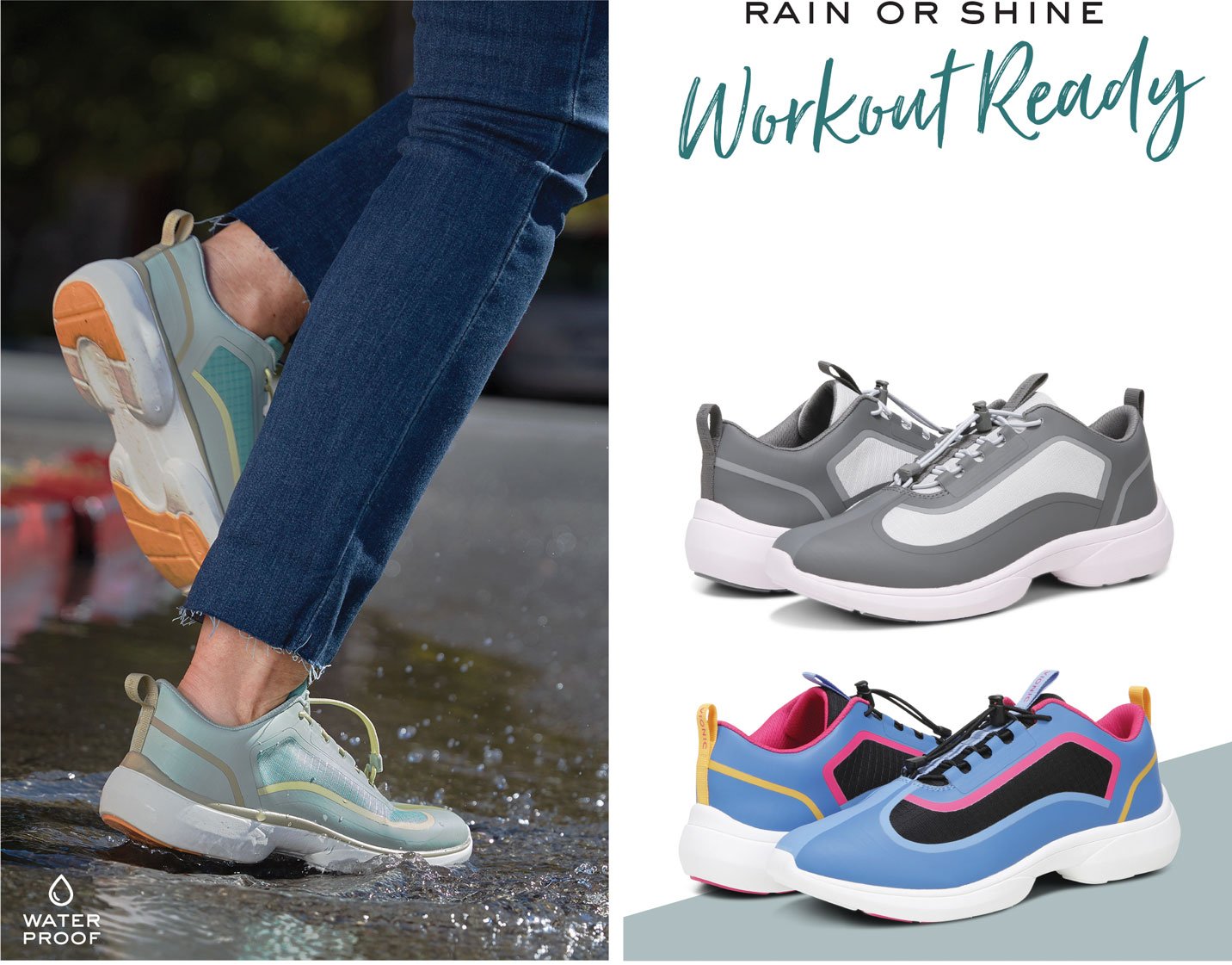 Rain or Shine - Workout Ready - Women's Active Trainers