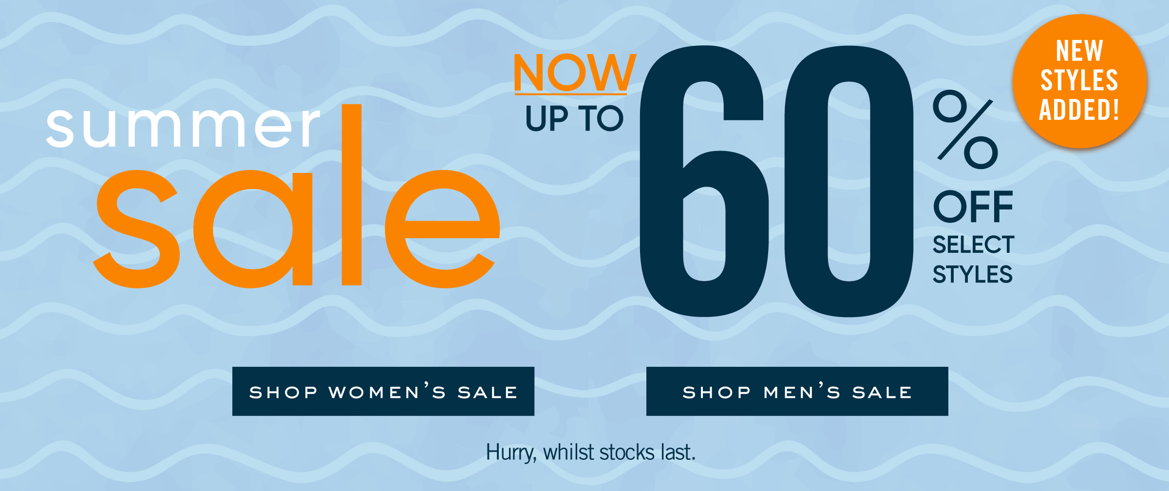 Summer Sale Up to 60% OFF - New Lines Added!