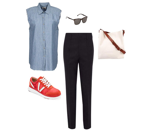 One of the many ways to build your outfit with our Nana Casual Sneaker.