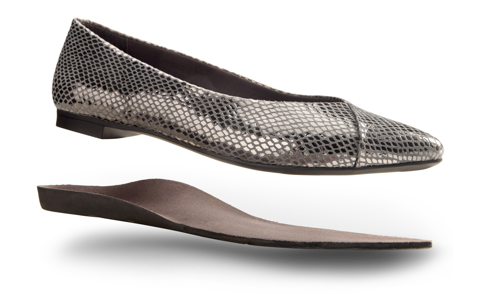 dress flat shoes with arch support