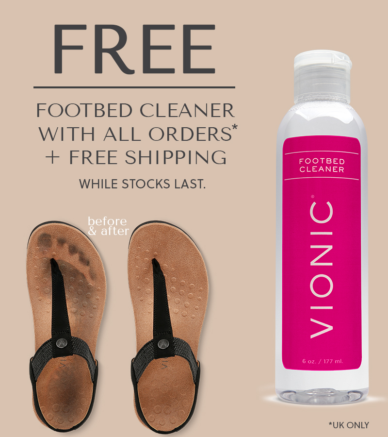 Free Footbed Cleaner with All Orders + Free Shipping